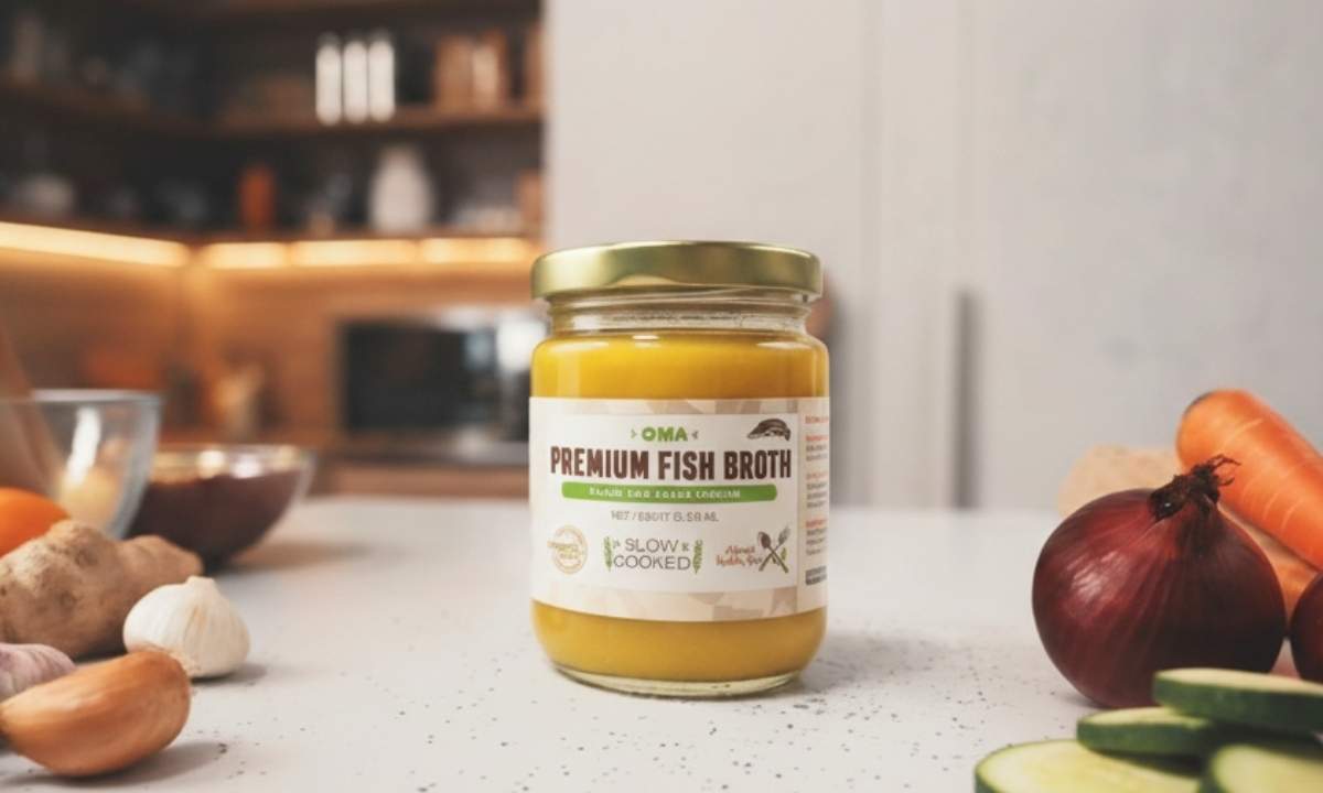 OMA Fish Bone Broth made from 100% snakehead fish, high in albumin.