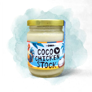 OMA Coco Chicken Stock – kaldu ayam kampung dengan air kelapa muda untuk MPASI bayi, healthy weight gainer, dan penambah nafsu makan